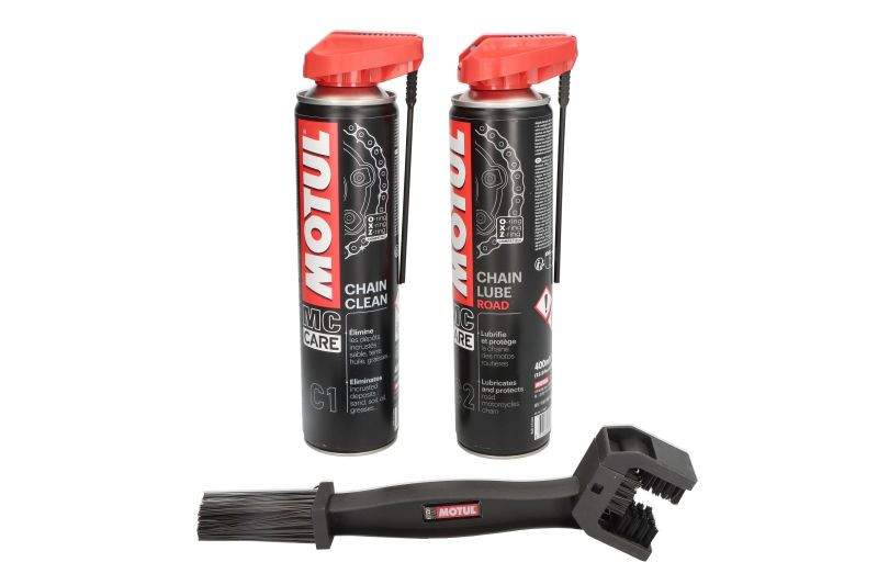 MOTUL SET ZA ČIĆENJE I PODMAZIVANJE LANCA ZA MOTOR SKUTER BICIKL