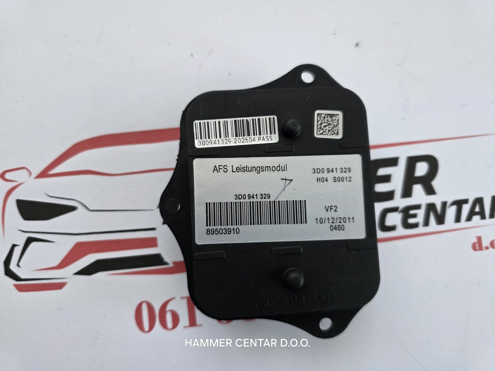 AFS GOLF PASSAT SKODA AUDI 3D0941329