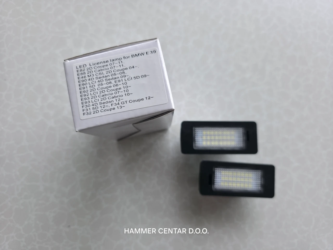 BMW E39 E82 E88 E46 E90  F30 F31 LED OSVJETLJENJE TABLICE