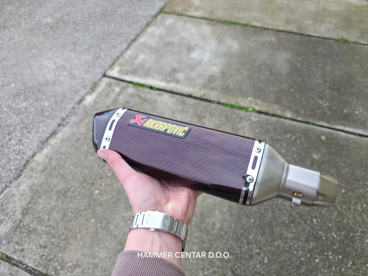 AKRAPOVIC AUSPUH ZA MOTOR SKUTER 2T 4T TOP