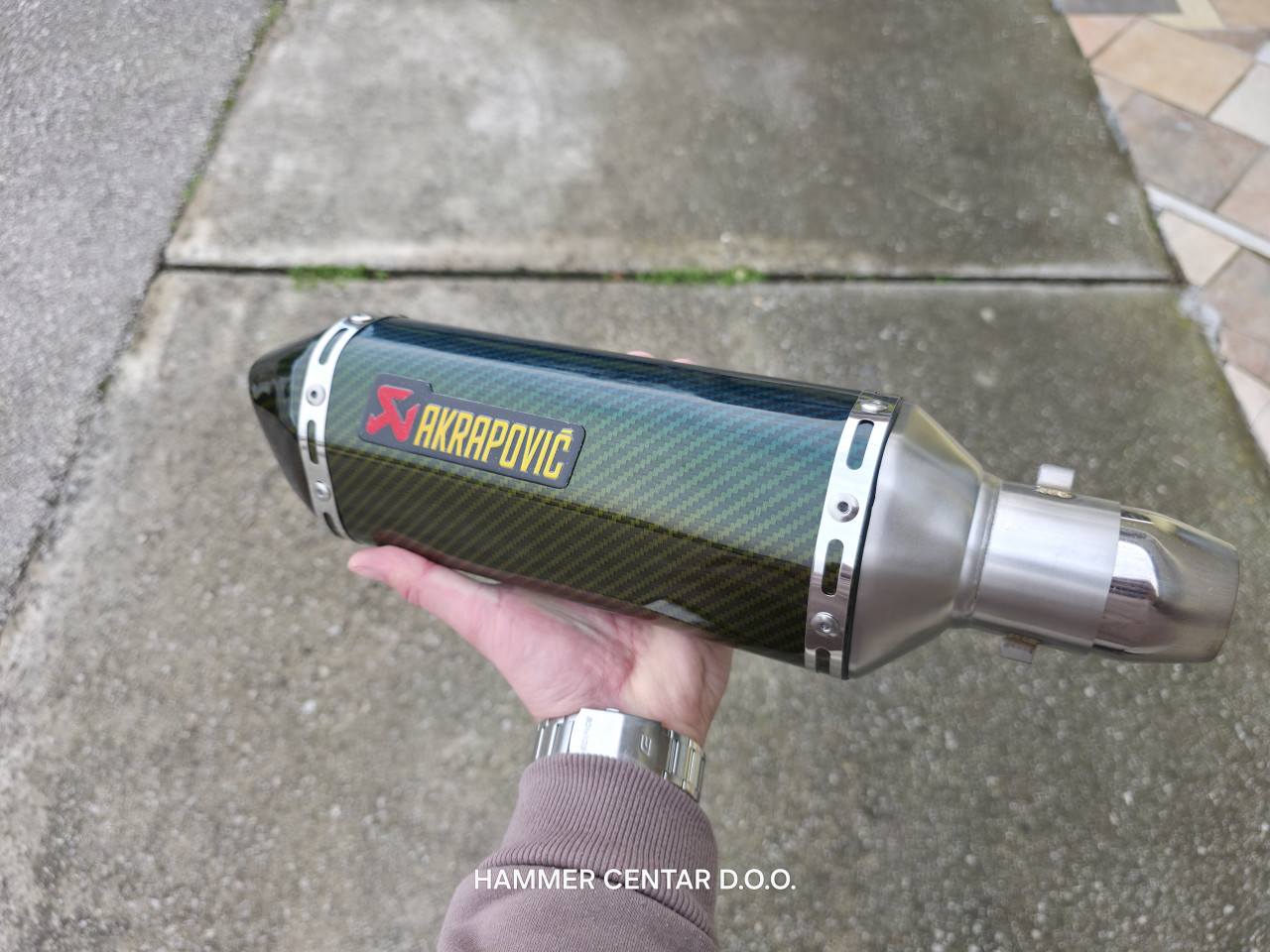 AKRAPOVIC AUSPUH ZA MOTOR SKUTER 2T 4T TOP