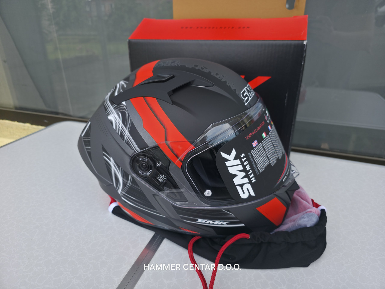 SMK KACIGA ZA MOTOR SKUTER QUAD M L VELICINA