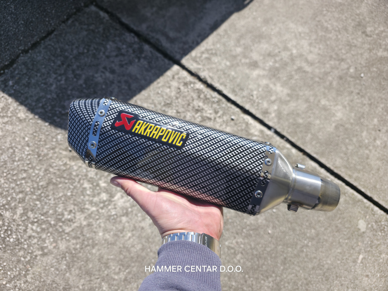 AKRAPOVIC AUSPUH ZA MOTOR SKUTER 2T 4T TOP