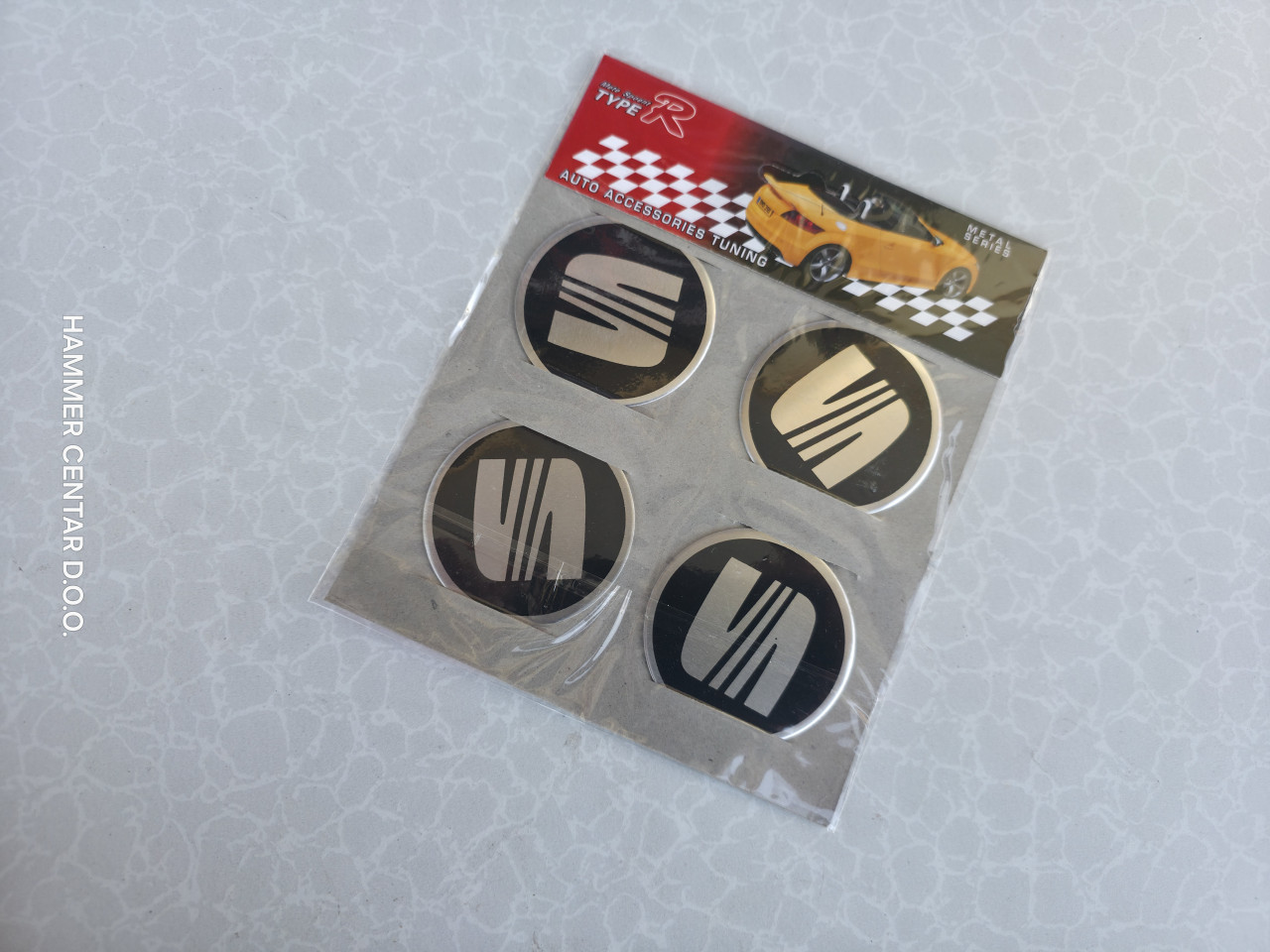 SEAT STIKERI NALJEPNICE ZA RATKAPE FELGE CEPOVE 55MM