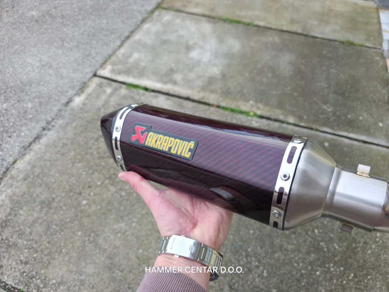 AKRAPOVIC AUSPUH ZA MOTOR SKUTER 2T 4T TOP
