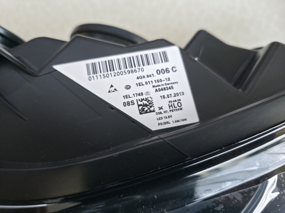 AUDI A6 4G C7 XENON BI XENON FAR AFS NOVO
