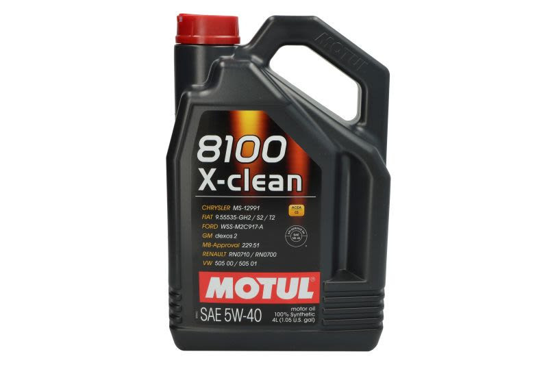 Motorno ulje 5W40 MOTUL 8100 X-CLEAN 5W40 C3 4L