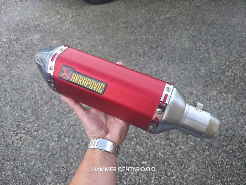 AKRAPOVIC AUSPUH ZA MOTOR SKUTER 2T 4T TOP