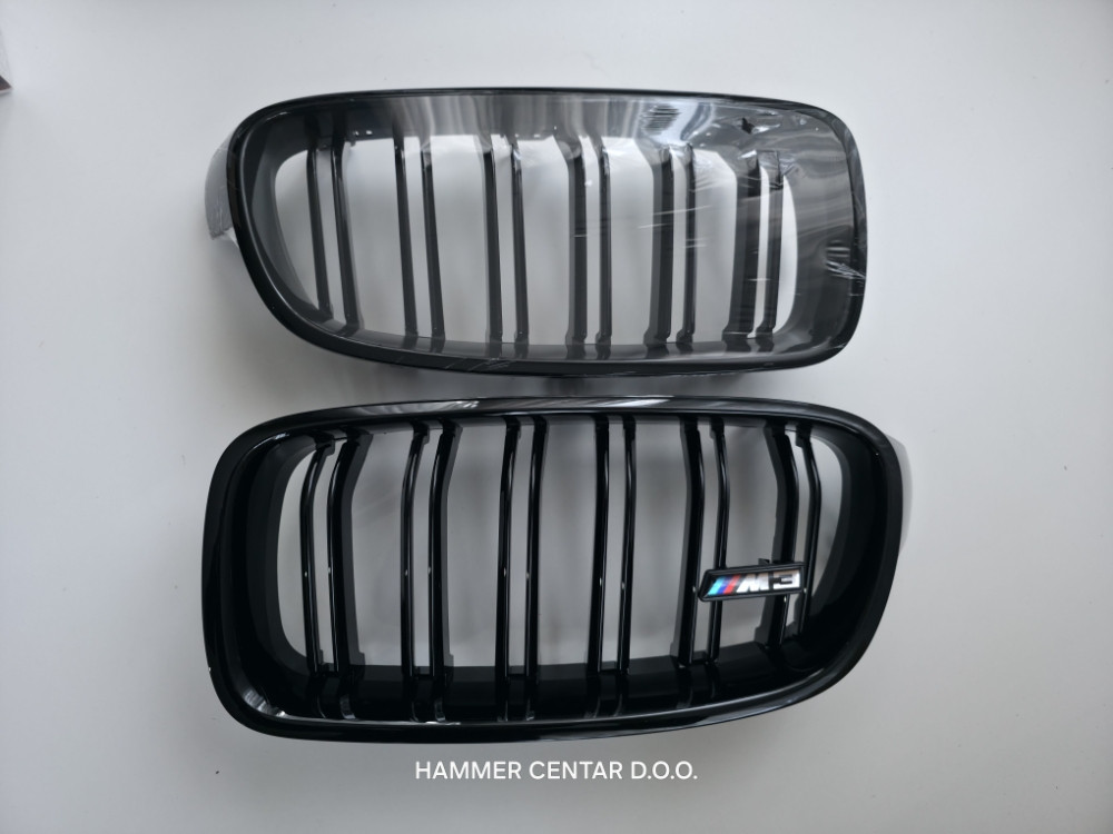BMW F30 F31 RESETKA GRILL BUBREZI M3
