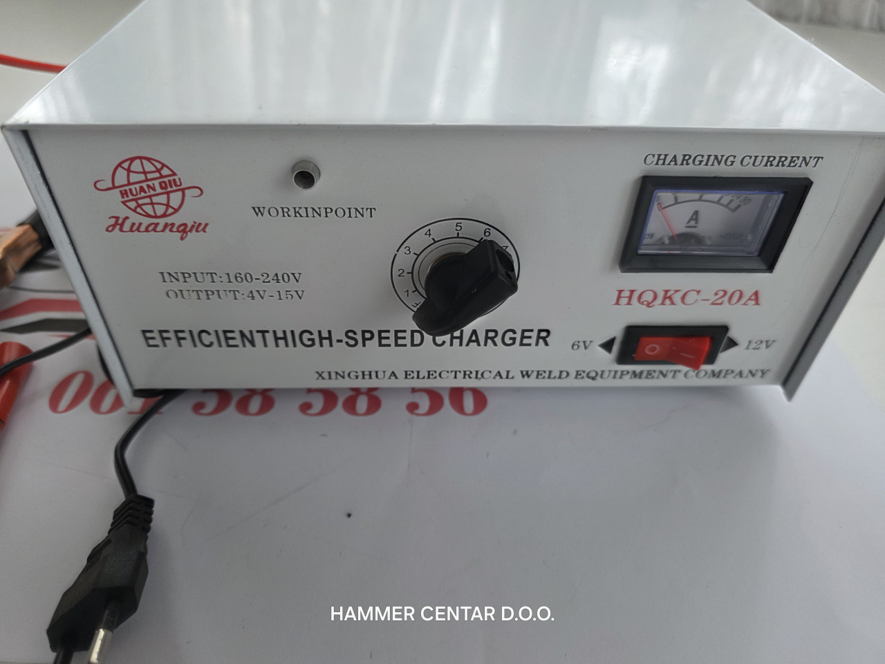 ISPRAVLJAČ PUNJAC ZA AKUMULATOR AUTO KAMION 12 24V 20A