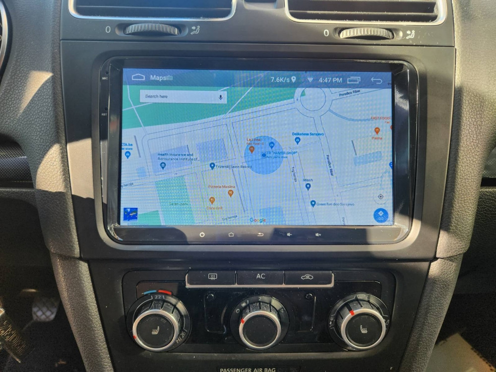 RADIO GOLF PASSAT TIGUAN NAVIGACIJA 2-32GB 9"