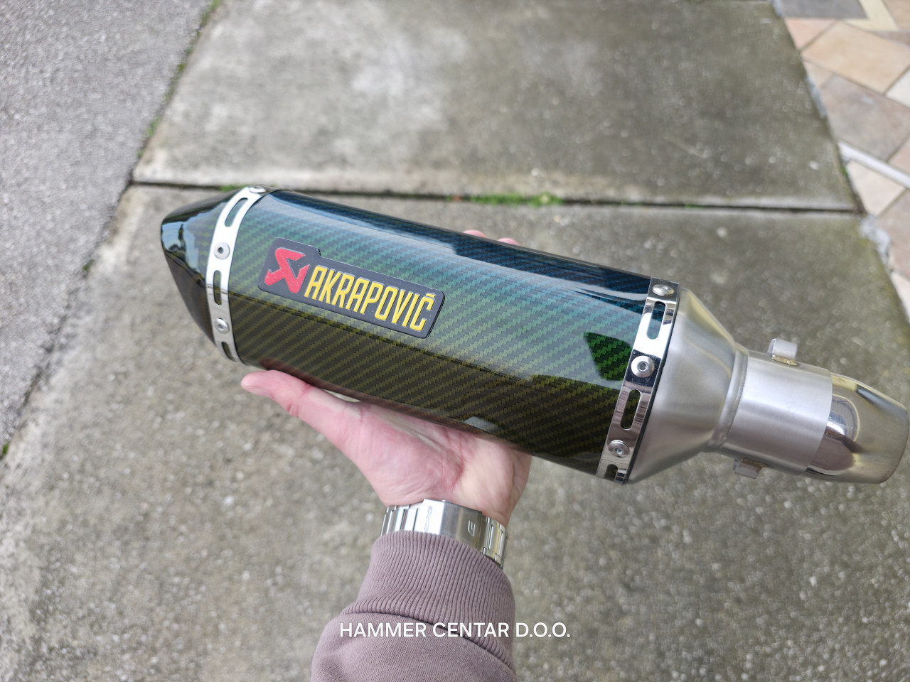 AKRAPOVIC AUSPUH ZA MOTOR SKUTER 2T 4T TOP
