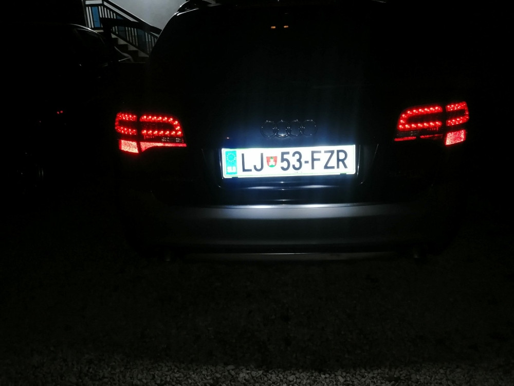 AUDI A3 A4 A5 A6 A7 A8 LED OSVJETLJENJE TABLICE