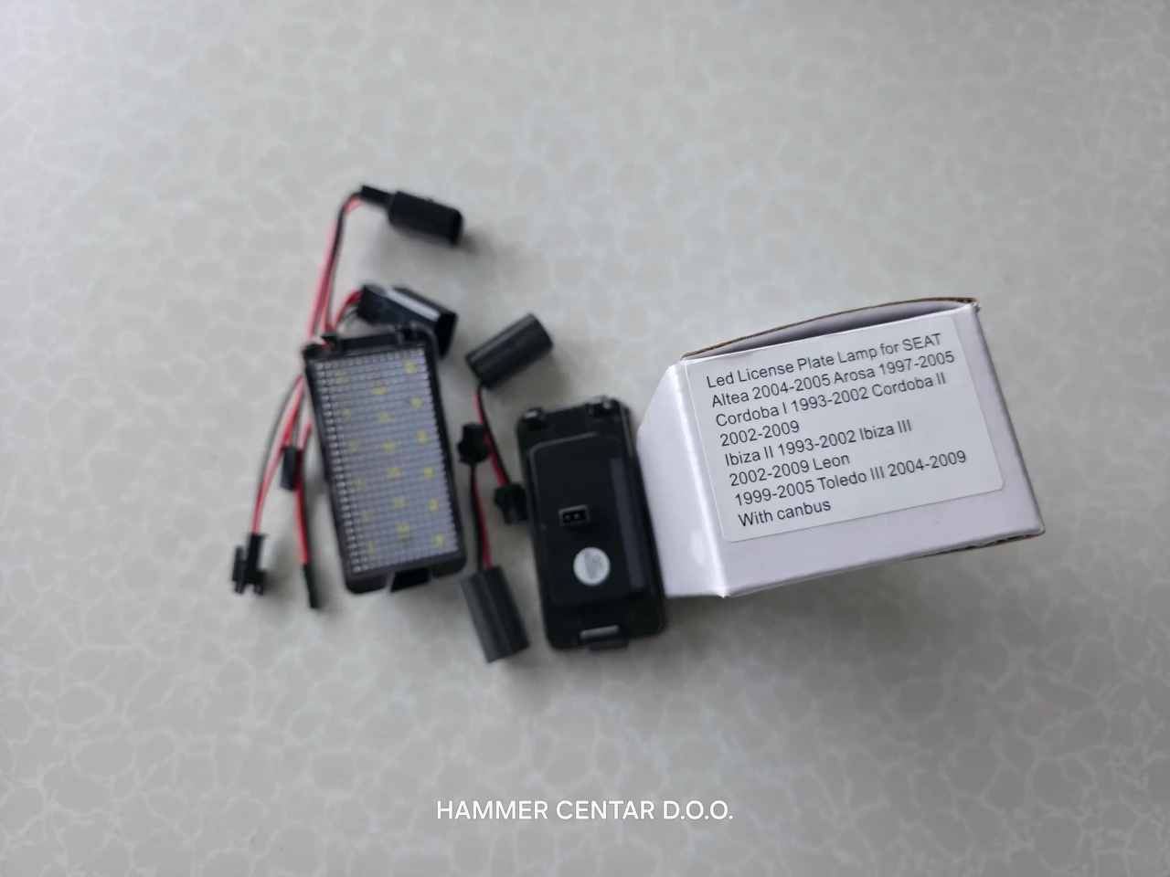 SEAT ALTEA CORDOBA IBIZA LEON LED OSVJETLJENJE TABLICE