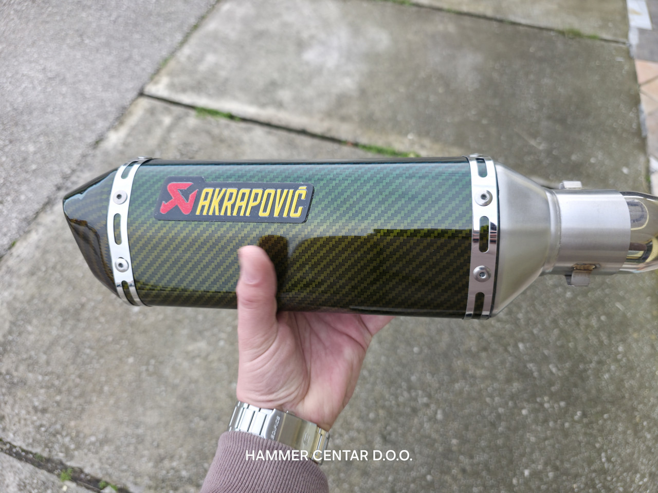 AKRAPOVIC AUSPUH ZA MOTOR SKUTER 2T 4T TOP