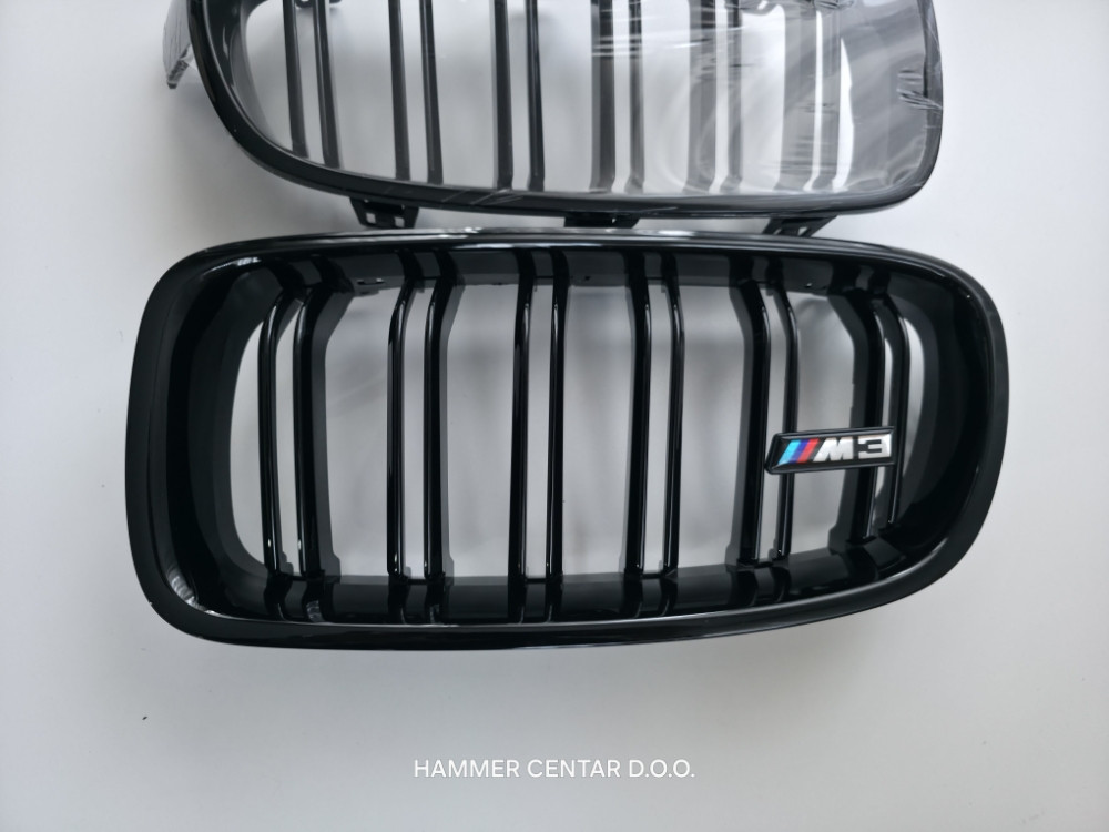 BMW F30 F31 RESETKA GRILL BUBREZI M3