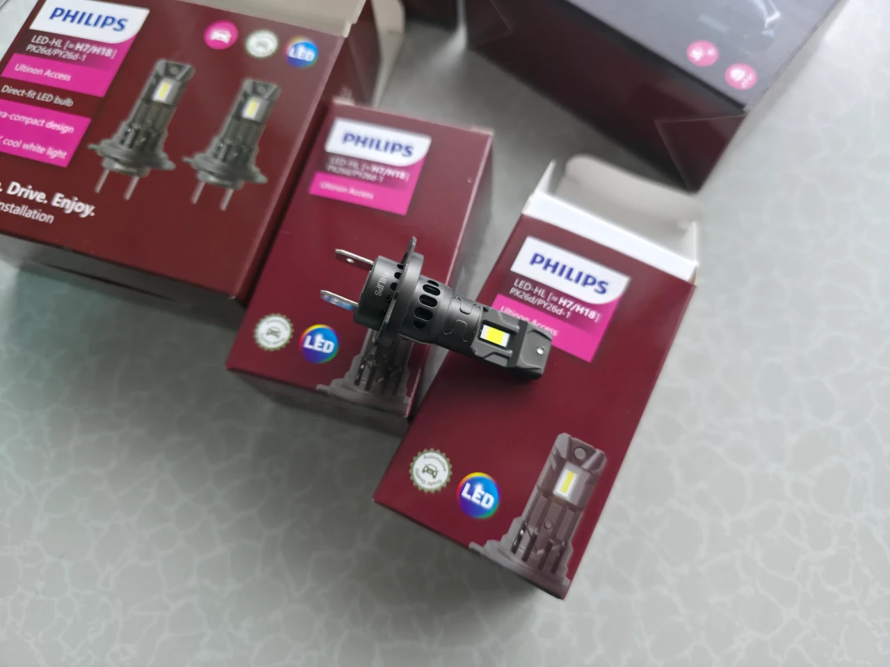 H7 PHILIPS LED SIJALICE MINI SA VENTILATOROM