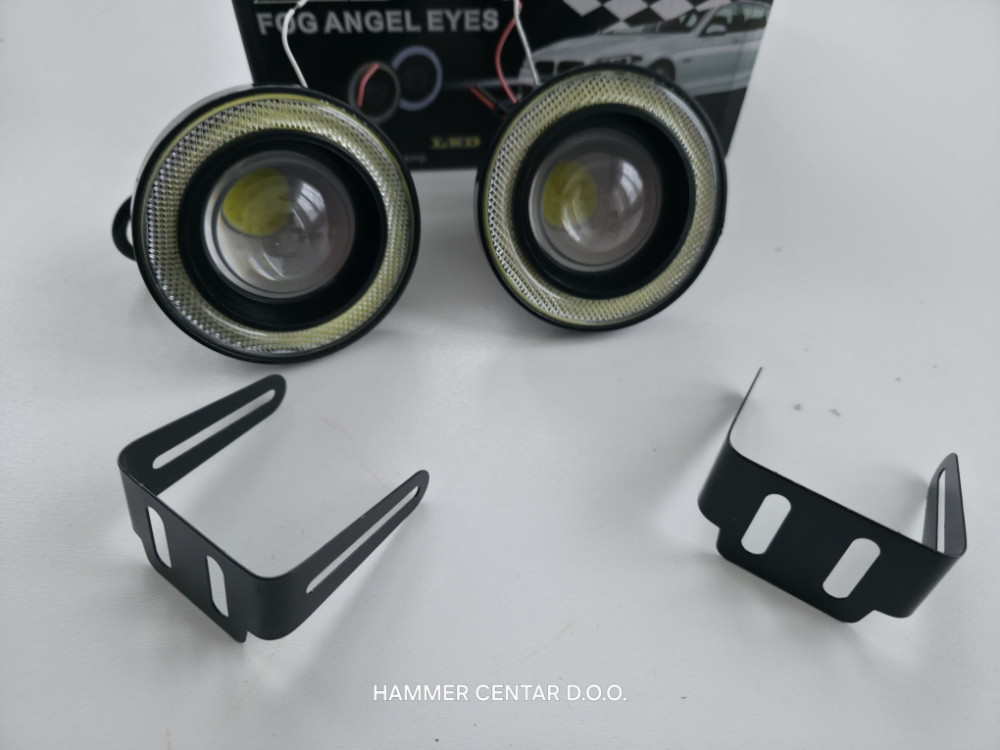 89mm UNIVERZALNE MAGLENKE SA SOCIVOM LED BIJELE