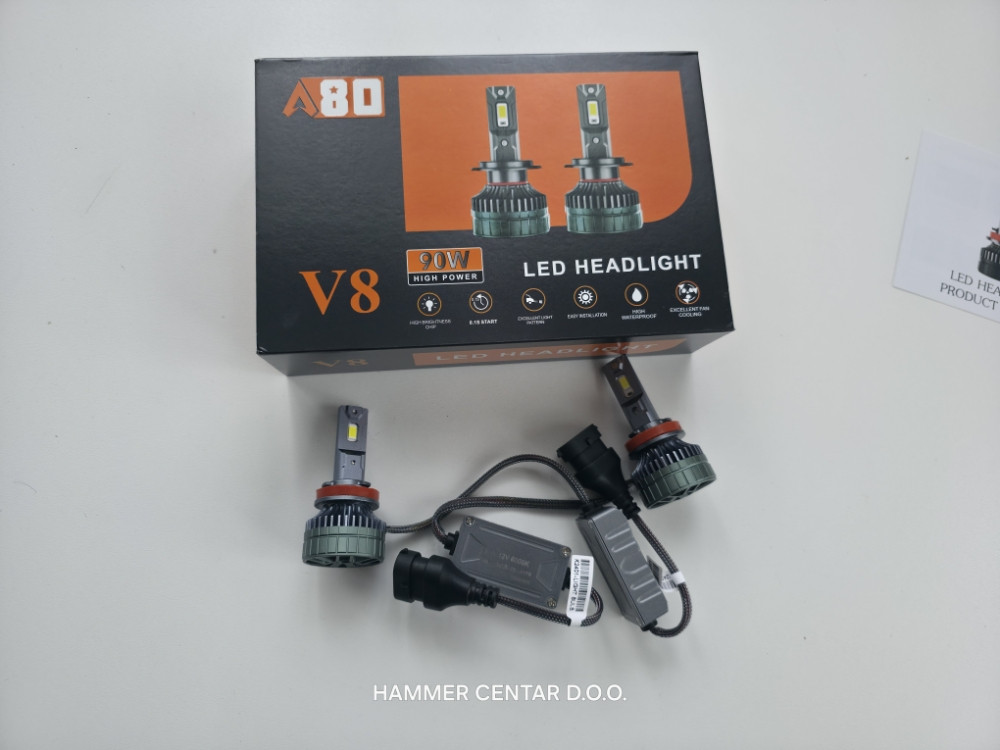H8 H9 H11 90W LED SIJALICE BIJELE BEZ GRESKE