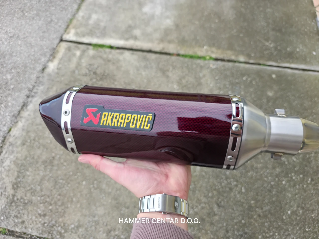 AKRAPOVIC AUSPUH ZA MOTOR SKUTER 2T 4T TOP