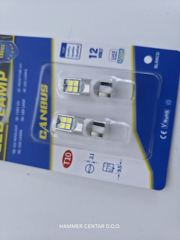 T10 LED SIJALICE UBODNE POZICIJE