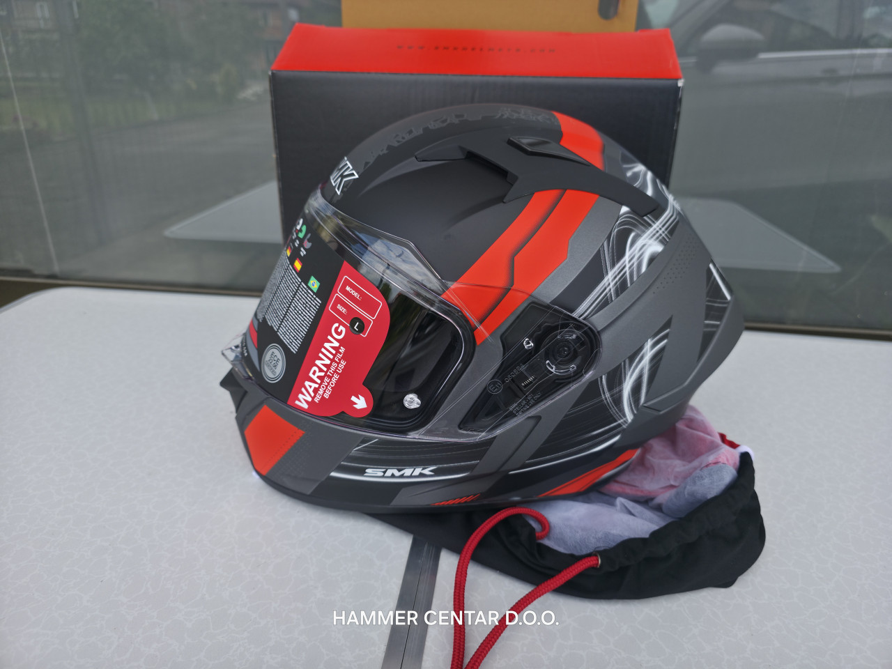 SMK KACIGA ZA MOTOR SKUTER QUAD M L VELICINA