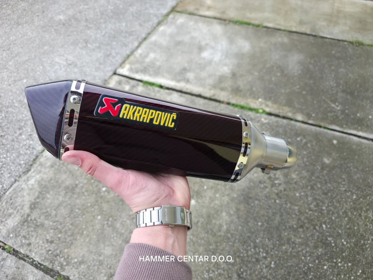 AKRAPOVIC AUSPUH ZA MOTOR SKUTER 2T 4T TOP