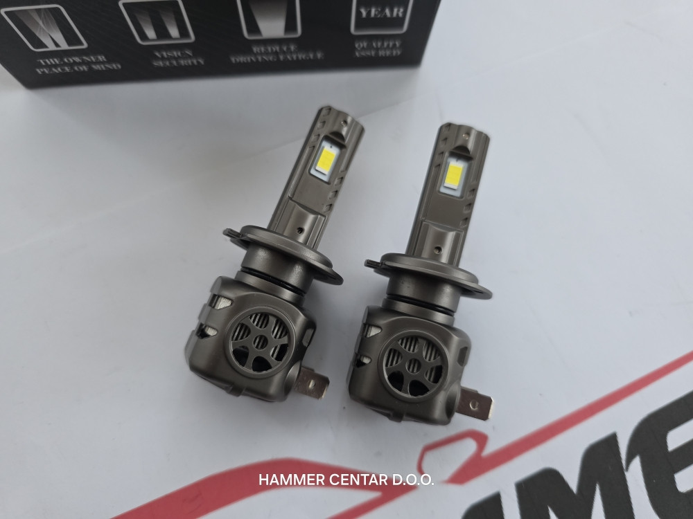 H7 LED SIJALICE FULL CANBUS 100W BIJELE KRATKE