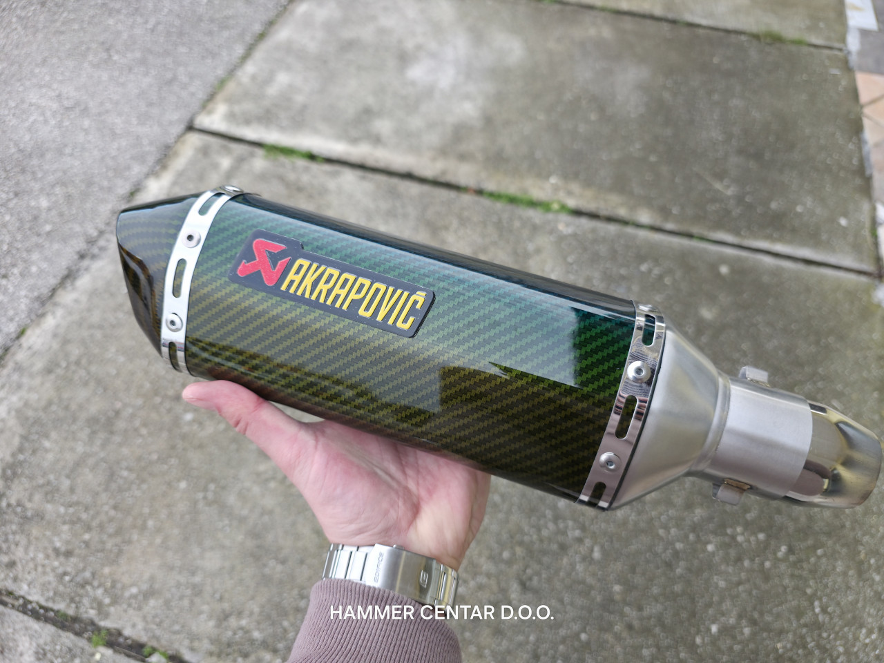 AKRAPOVIC AUSPUH ZA MOTOR SKUTER 2T 4T TOP