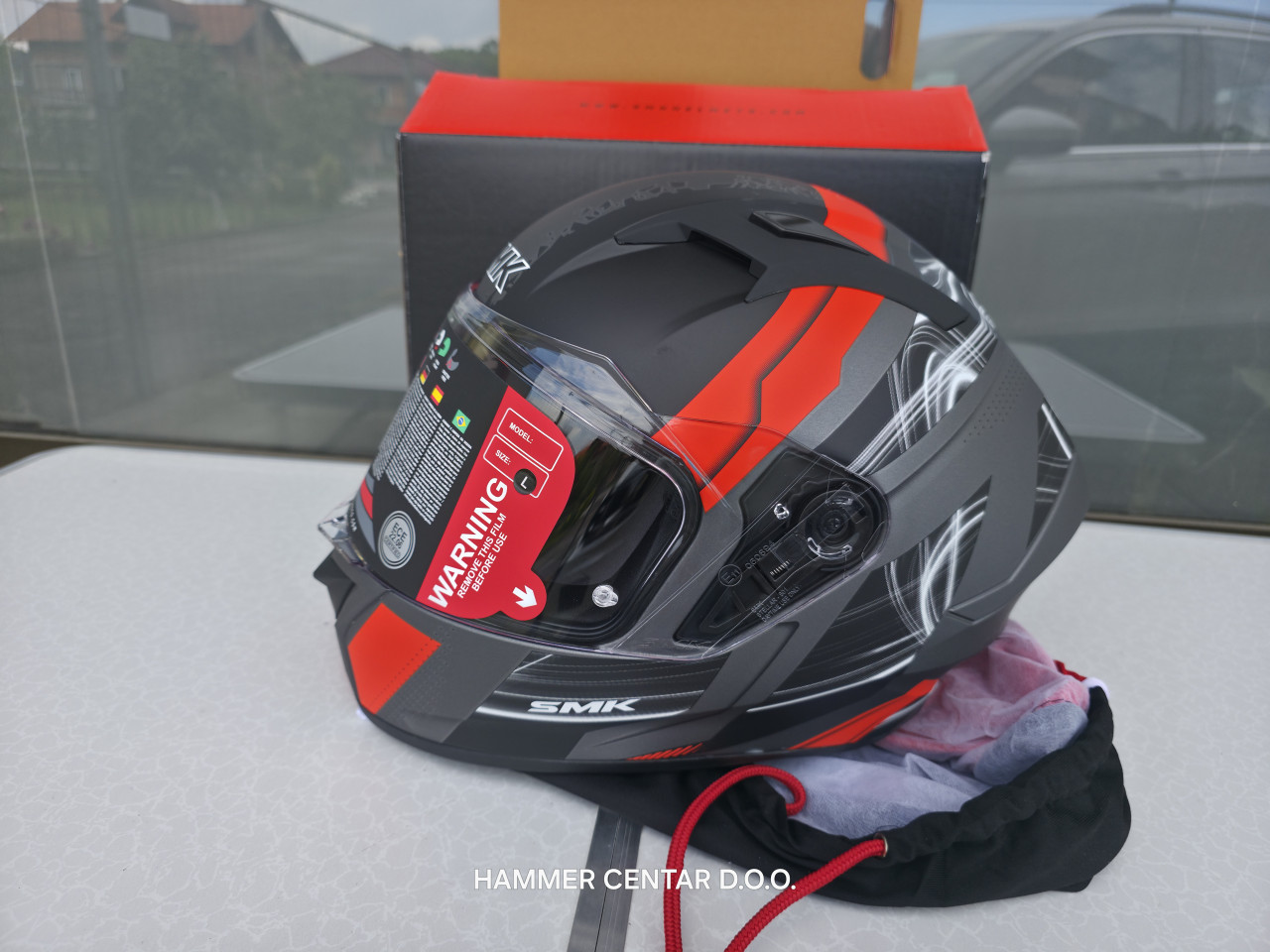 SMK KACIGA ZA MOTOR SKUTER QUAD M L VELICINA