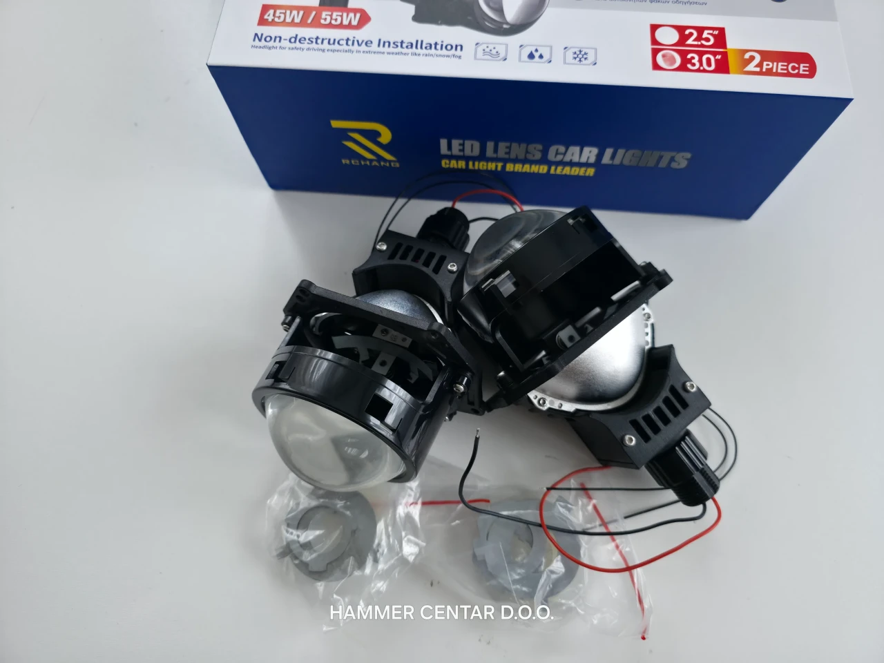 BI LED SOCIVA 3" PROJEKTORI LEĆA BI XENON LED