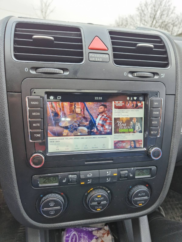 2 DIN ANDROID RADIO 7" NAVIGACIJA