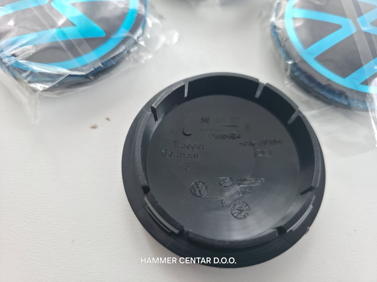 VW ČEPOVI ZA FELGE FELGU 65MM NOVI MODEL