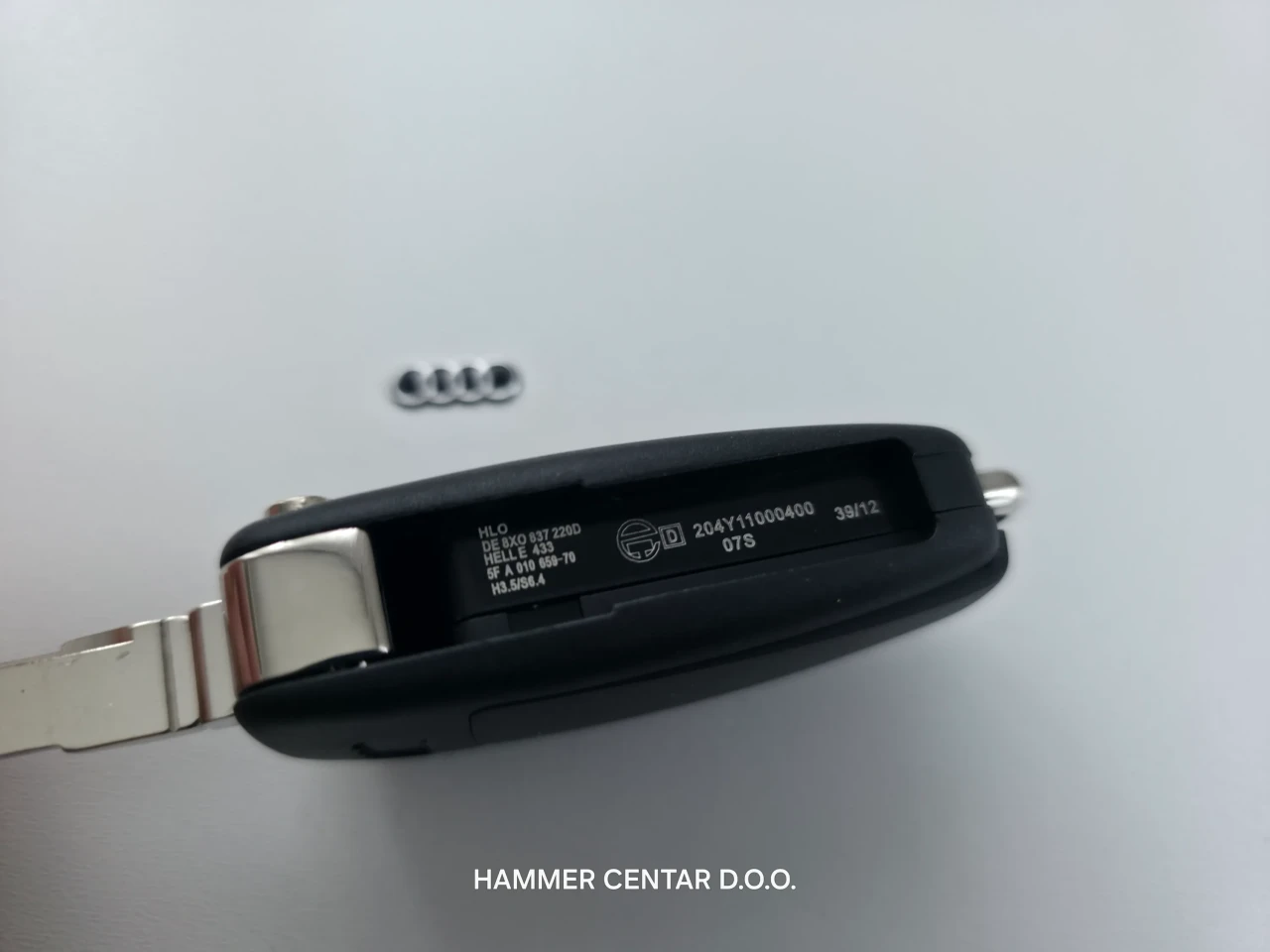 AUDI A3 A4 A5 A6 A7 A8 Q3 Q5 OKLOP KLJUČA KLJUČ