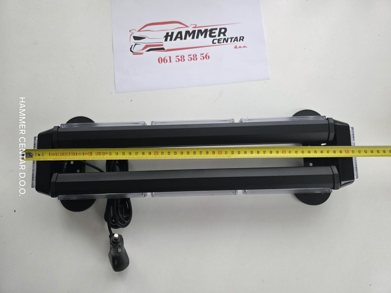 LED ROTACIJA ŽUTA 50CM MAGNETNA  12V 24v AUTO KAMION SLEP SLUZBA