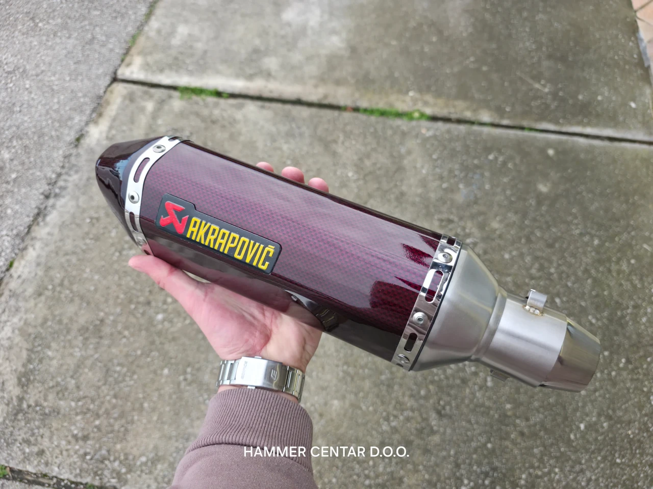 AKRAPOVIC AUSPUH ZA MOTOR SKUTER 2T 4T TOP