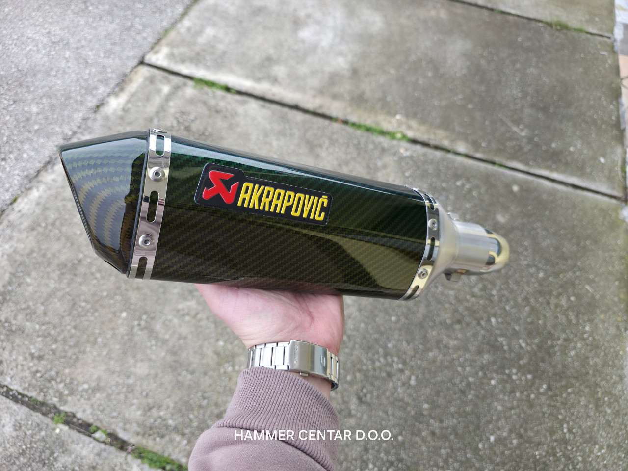 AKRAPOVIC AUSPUH ZA MOTOR SKUTER 2T 4T TOP