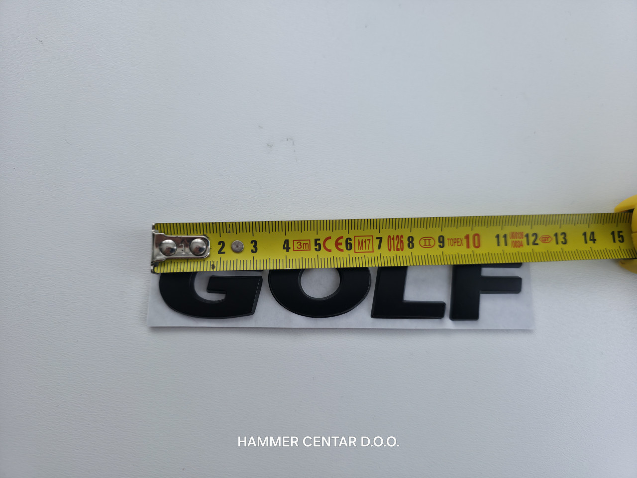 GOLF ZNAK STIKER NALJEPNICA ZADNJI ZNAK ZNAKOVI VW