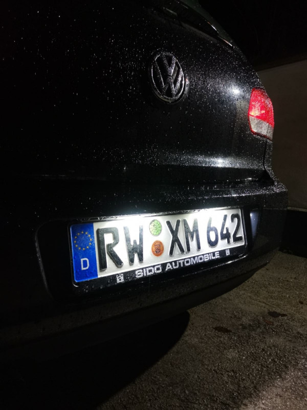 GOLF 6 OSVJETLJENJE TABLICE LED BEZ GRESKE
