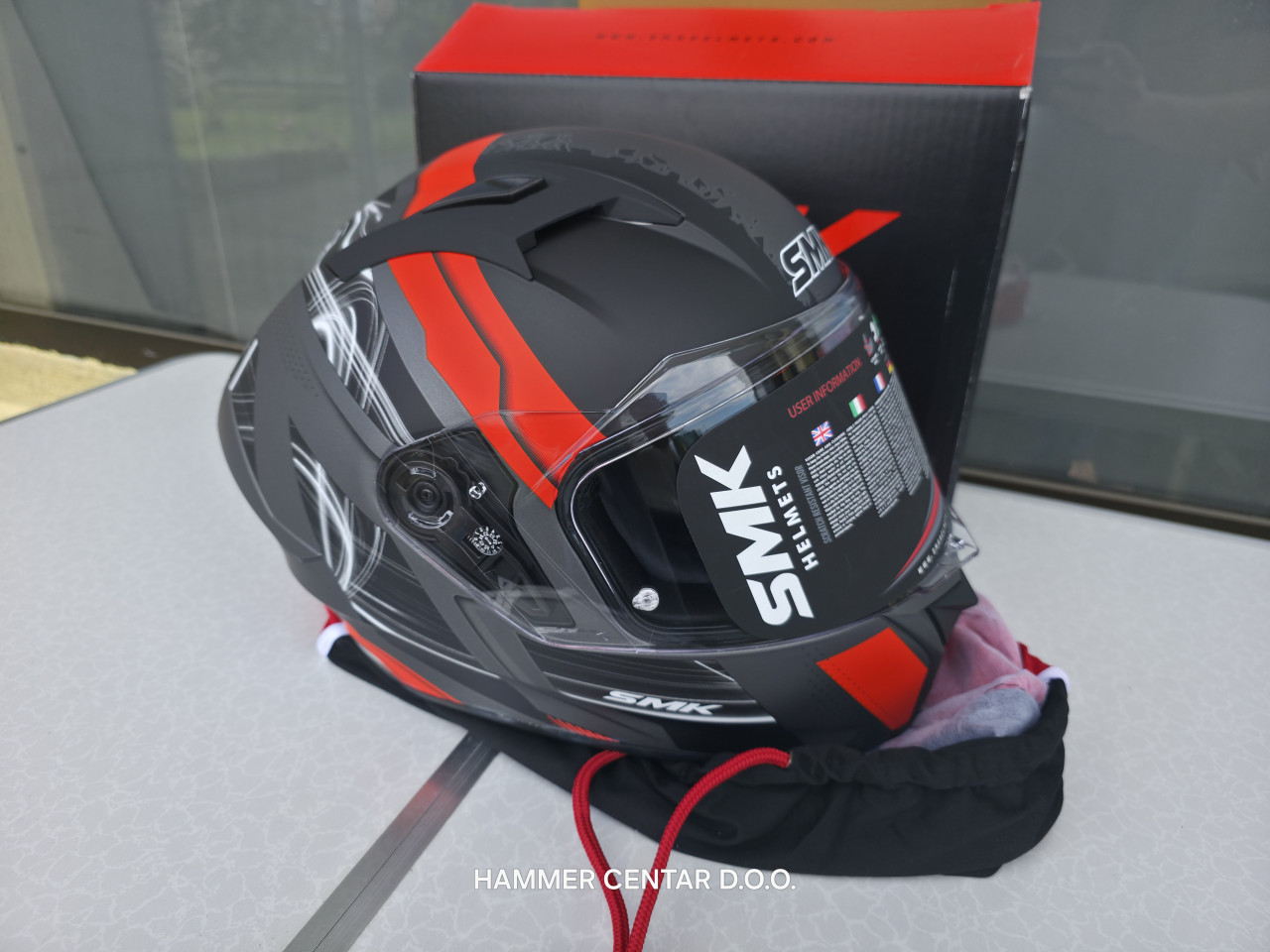 SMK KACIGA ZA MOTOR SKUTER QUAD M L VELICINA