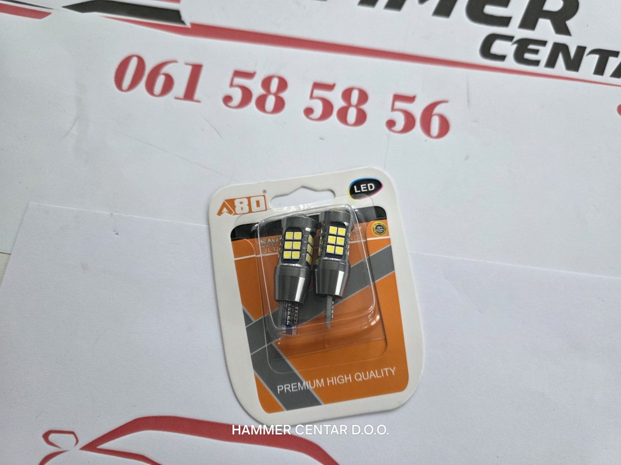 H15 LED SIJALICE RIKVERC POZICIJE