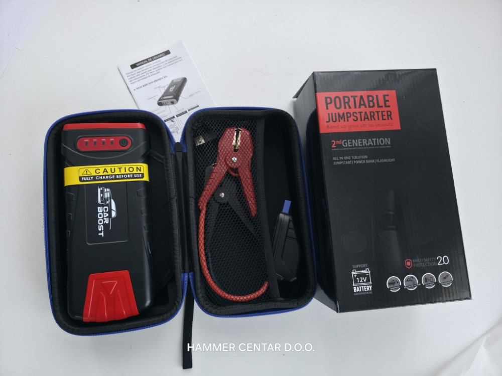 BOOSTER STARTER ZA AUTO MOTOR MOTICIKL JUMPER