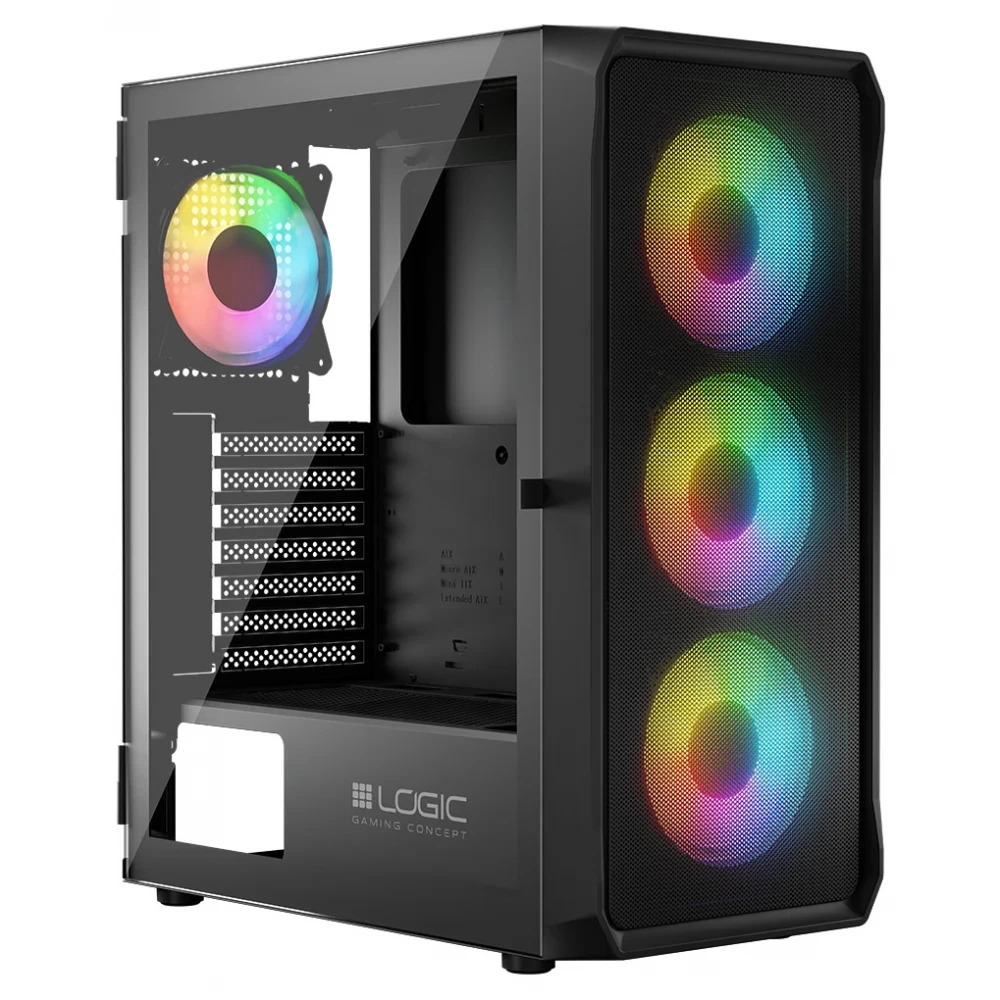 LOGIC Portos ARGB Midi black