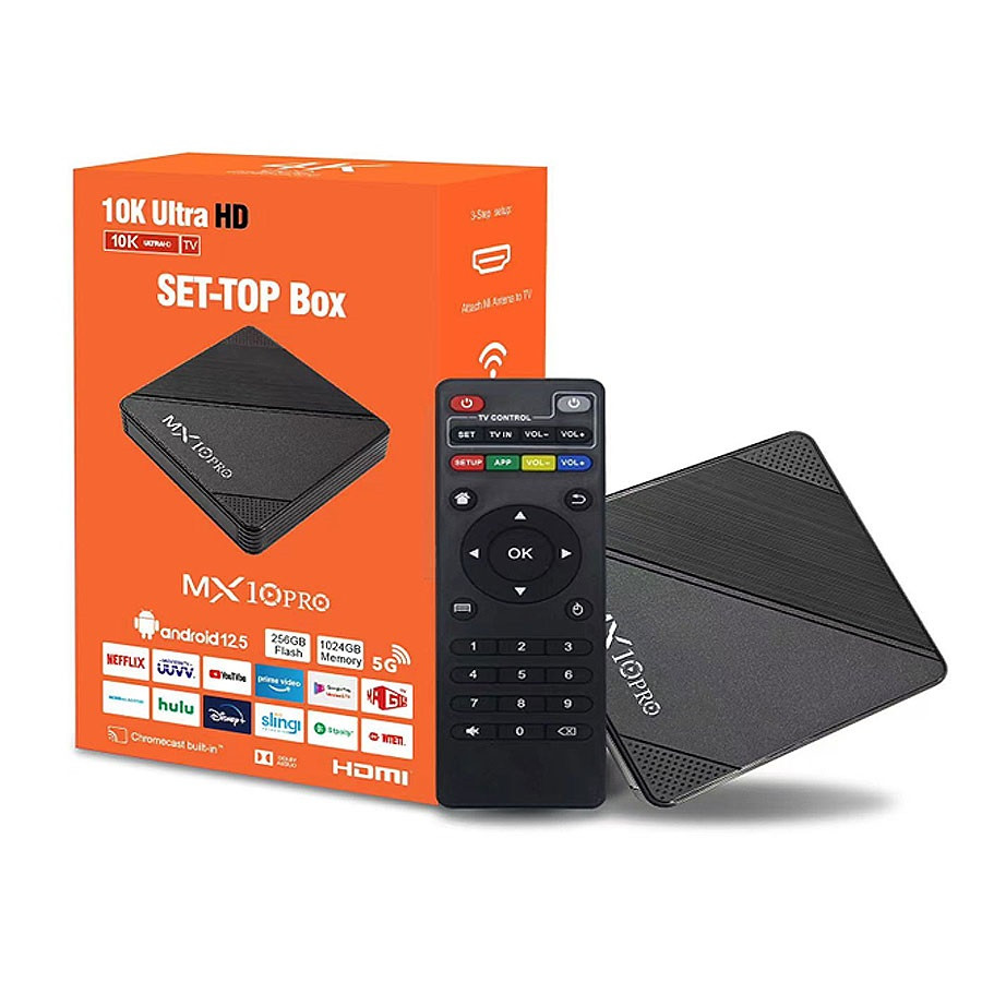 TV Box Android 13 MX10PRO 5.0 1/8GB