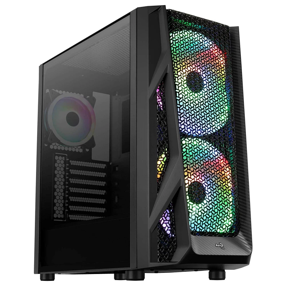 AEROCOOL AirHawk Duo ARGB TG black
