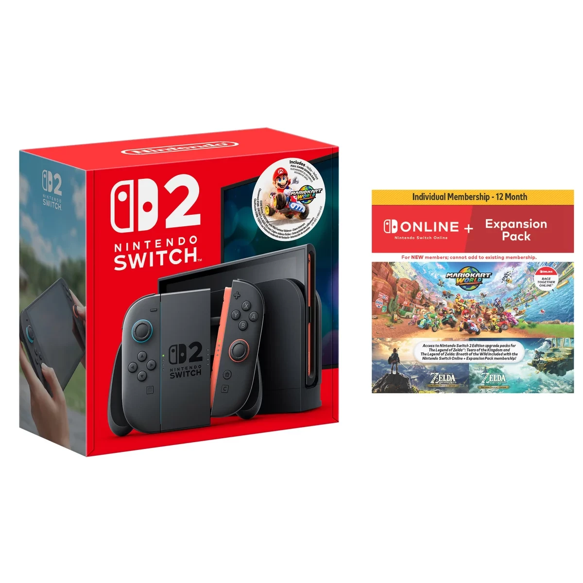 Nintendo Switch 2 Console- Mario Kart World Bundle