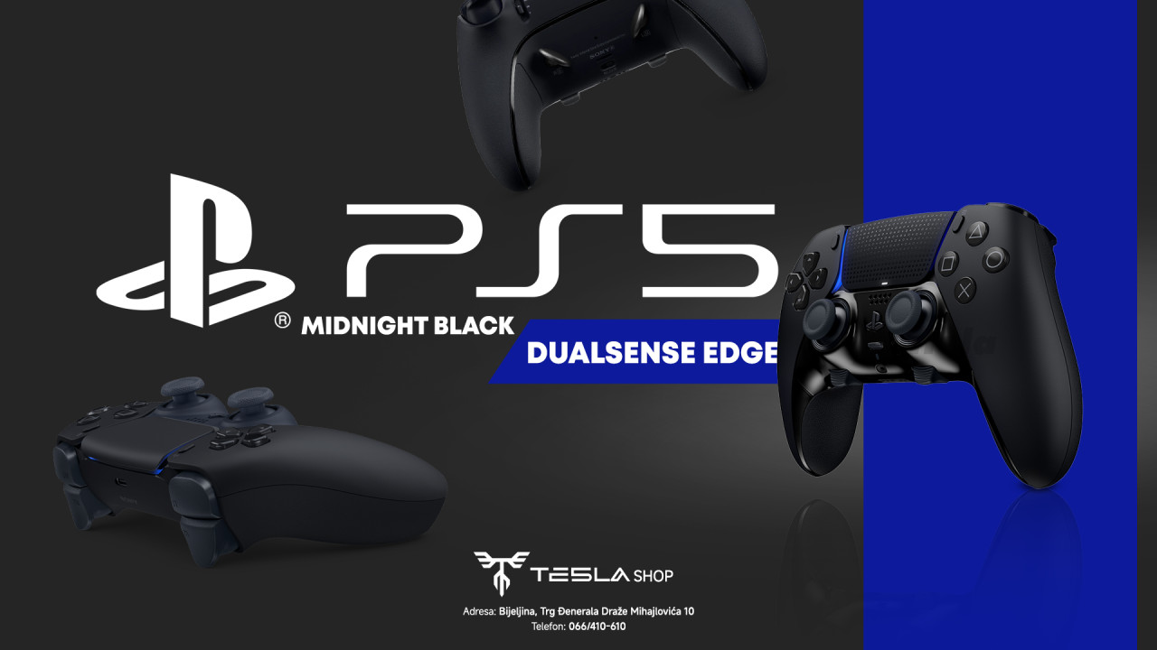 Playstation 5 Dualsense Edge Controller Wireless Black