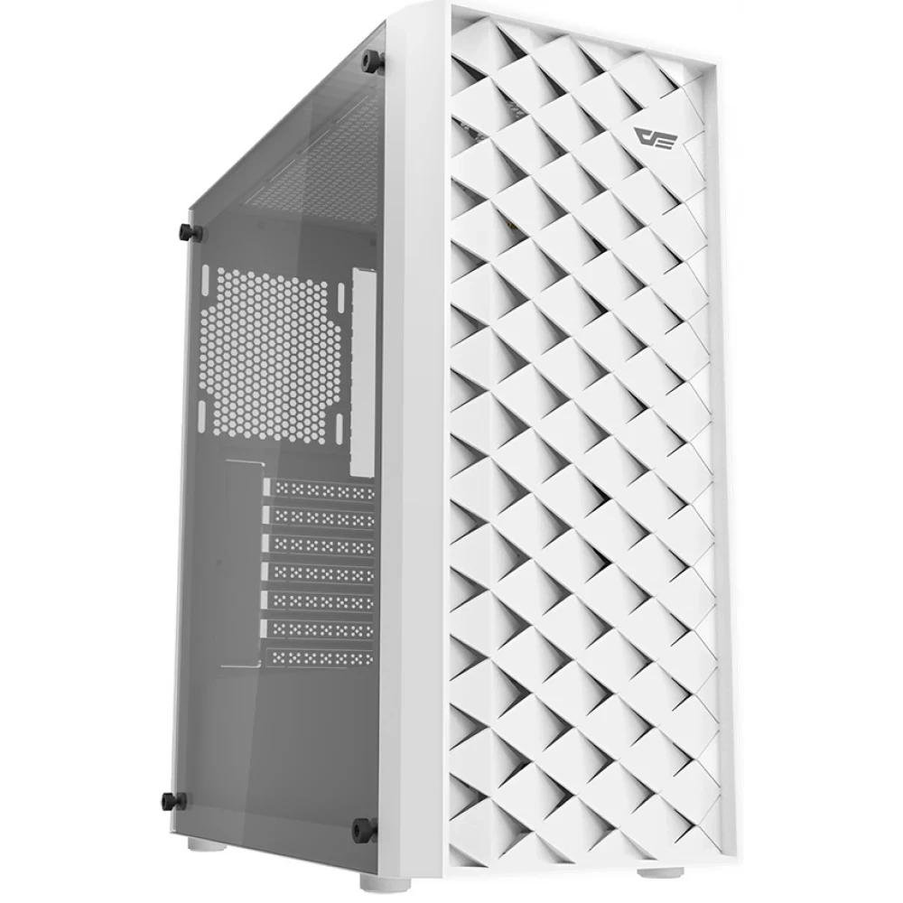 DARKFLASH DK351 white + 4 pcs fan