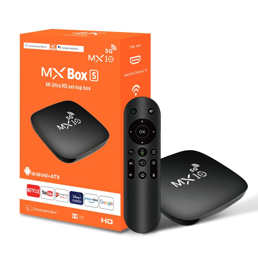 TV Box Android 13+ATV MX10 5G
