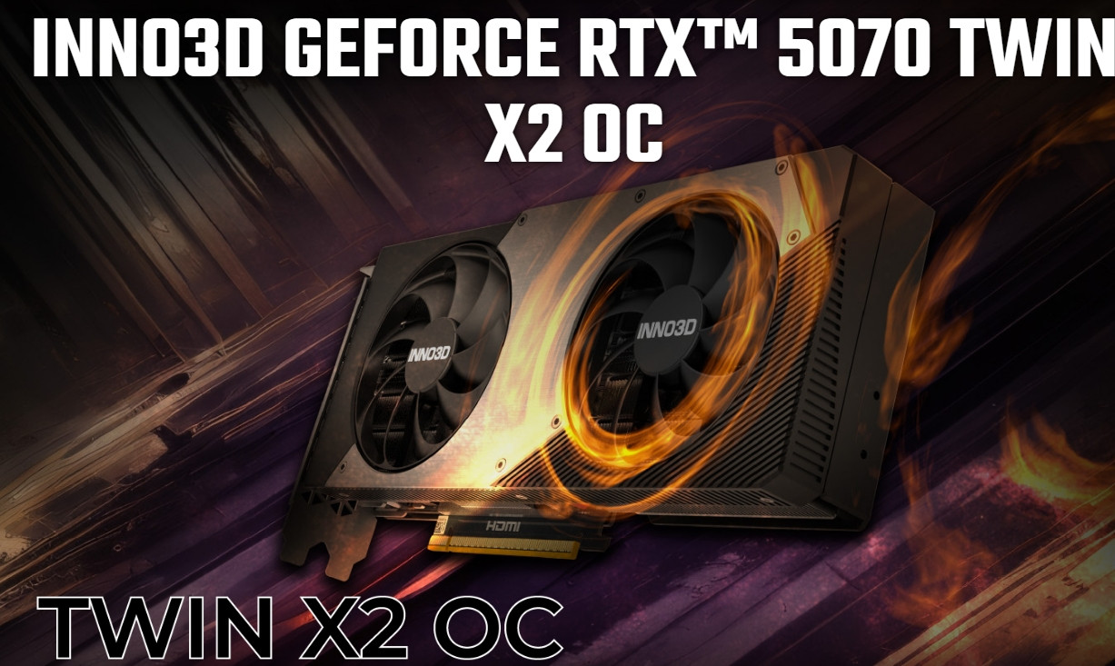 VGA Inno3D GeForce RTX 5070 GDDR7 Twin X2 OC 12GB